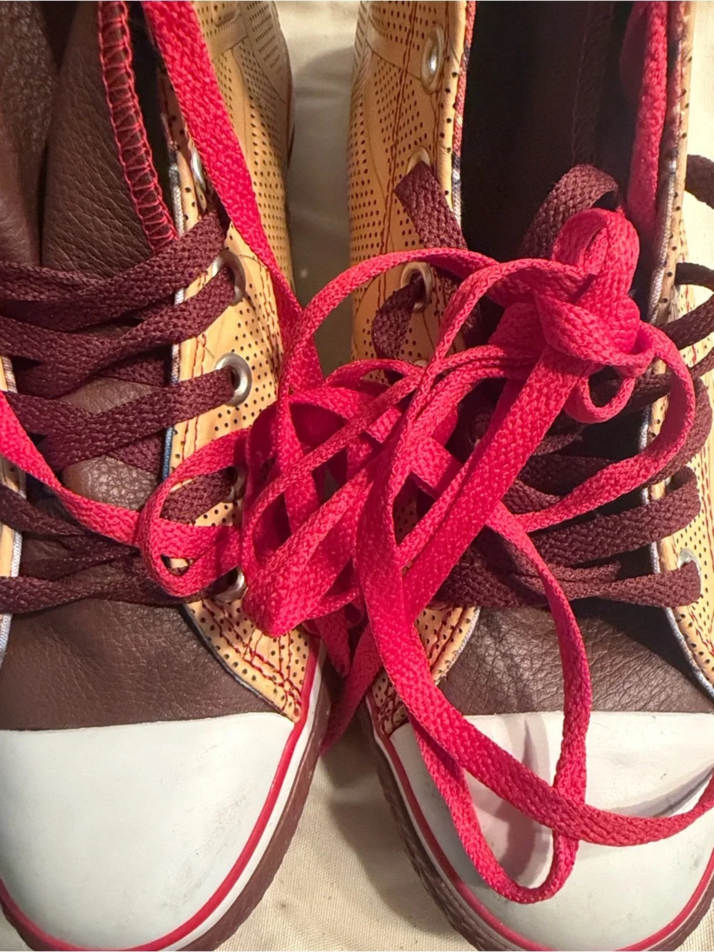 Dr. Romanelli x Converse Chuck Taylor Hi-top Yellow/Brown Sneakers(Sz Men’s 8.5) - Picture 6 of 13
